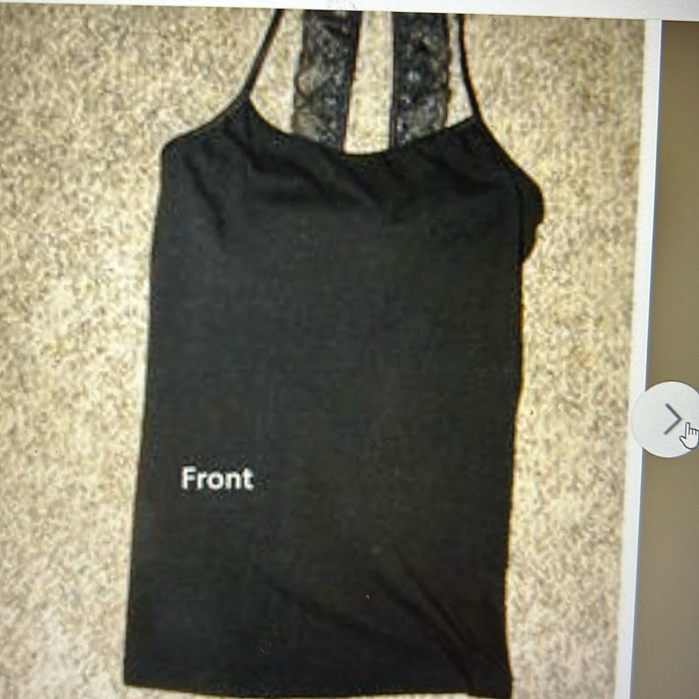 Junior/Women Size X-small. - Black Tank Top by Aeropostale